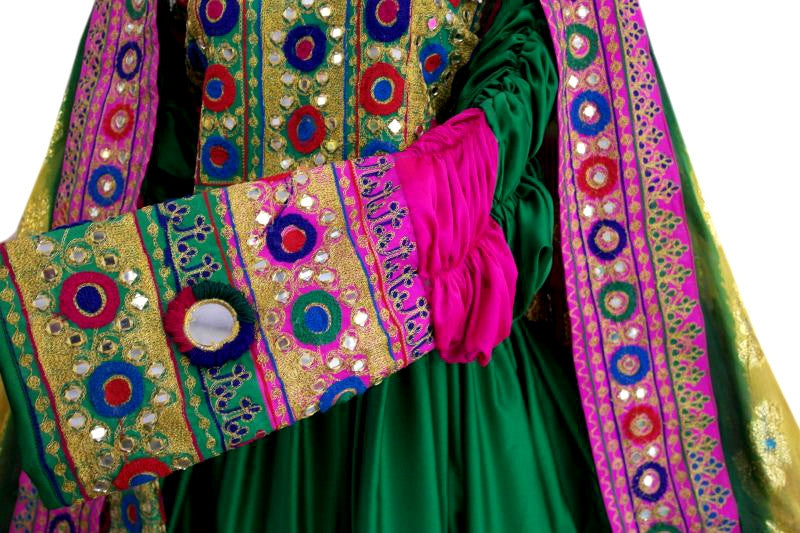 hand embroidered afghan frock