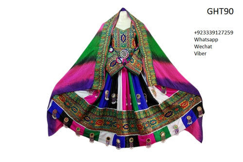 Beautiful Afghan Bridal Clothes Hand Embroidered Tribal Fashion Apparel