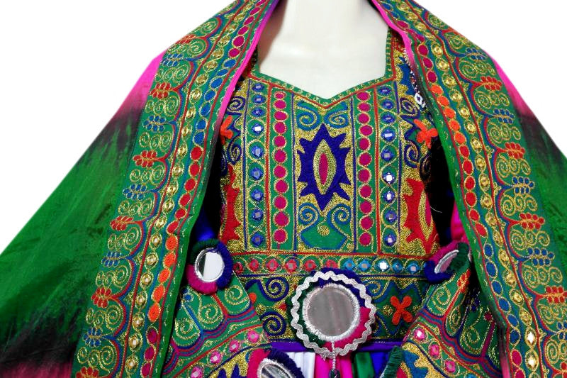 hand embroidered afghan costume