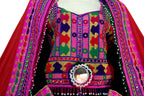 mirror embroidered bridal costume