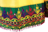 Yellow Color Afghan Bridal Full Suit Kuchi Ladies Handmade Apparel