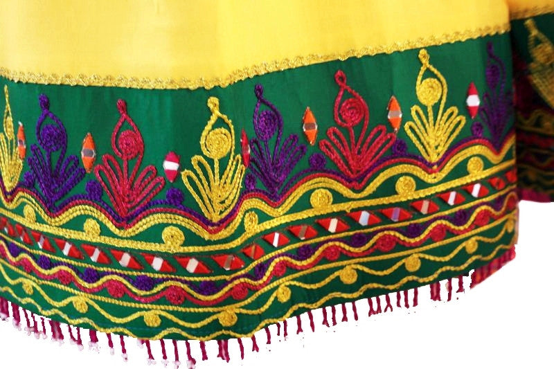 ats bellydance embroidered skirt
