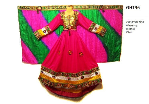 Afghan Bridle Embroidered Dress