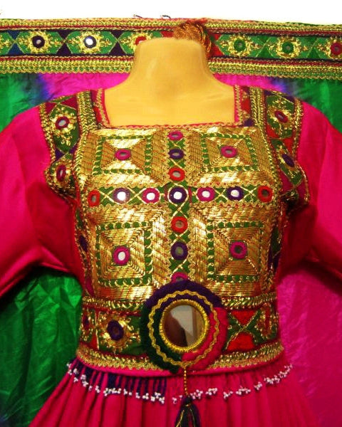 hand embroidered afghani yakhan apparel