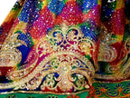 afghan embroidered couture apparels maxi