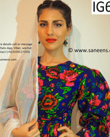 Afghan Blue Gown Dress