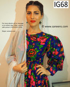 Afghan Blue Gown Dress