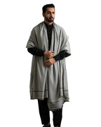 Soft Pashtun Shawl Gray