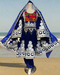 afghan dress for wedding events, pashtun dulhan bakhmal clothes