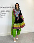 afghani dress for brides, pashtun girls formal clothes