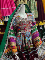 Kuchi Bridal Frock In Maroon Color