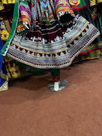 Kuchi Bridal Frock In Maroon Color