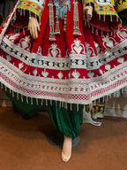 Kuchi Frock With Embroidery Work