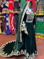 Gypsy Afghan Velvet Dress