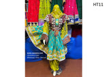 Afghan Banarsi Hand Embroidered Dress