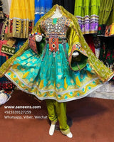 Afghan Banarsi Hand Embroidered Dress
