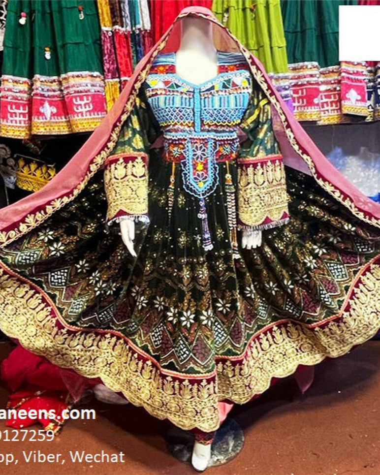 Afghan Hand Made Bridal Frock