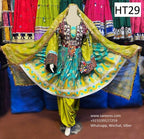 Afghan Bridal Embroidered Dress