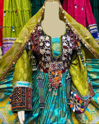 Afghan Bridal Embroidered Dress