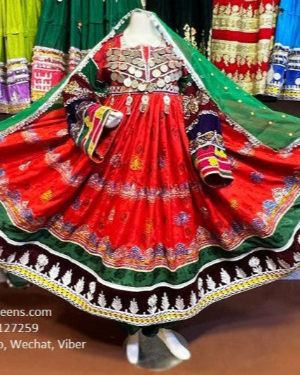 Afghan Coins Arosi Dress
