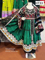 fashion afghan long dress with metal works