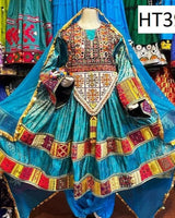Hand Embroidered Afghan Frock