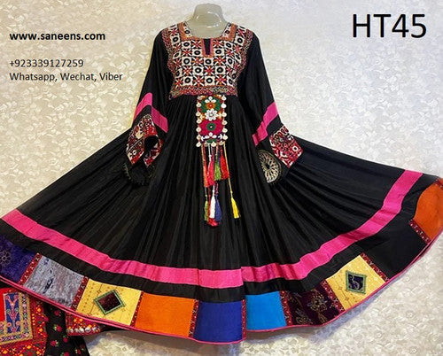Elegant Afghan Gown Frock