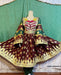 Red Wedding Banarsi Fabric Fashion Clothes, Afghanistan Dress , Toj, 