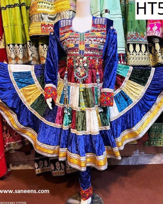 Velvet Afghan Dress
