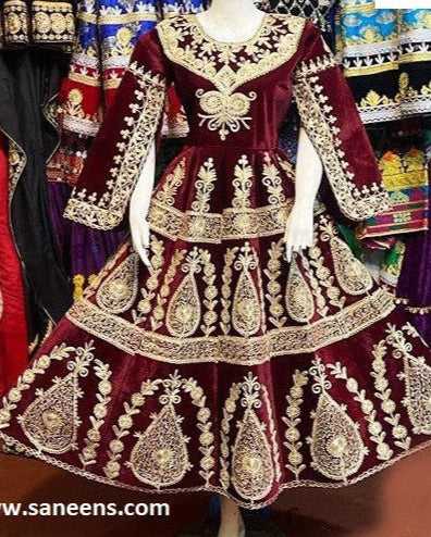 Afghan Velvet Dress