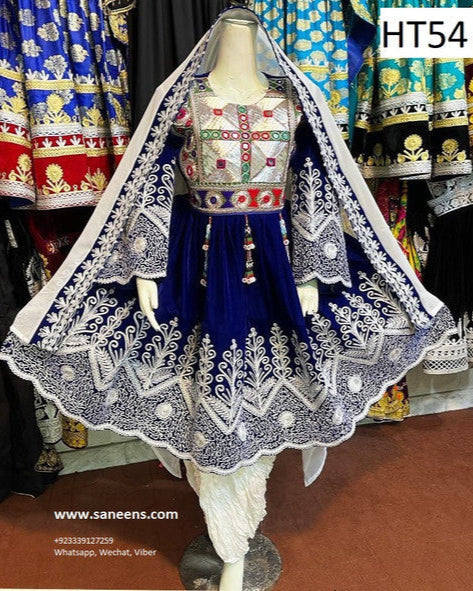Afghan Hand Embroidered Bridal Dress