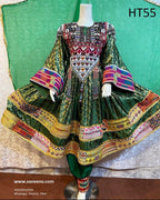 Afghan Hand Embroidery Bridal Dress
