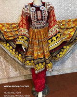 Afghan Bridal Embroidered Dress