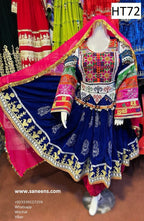 traditional pashtun bridal frock online