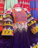 Velvet Afghan Bridal Dress