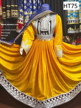 Afghan Kuchi Hand Embroidered Frock