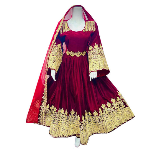 afghan fashion long dress