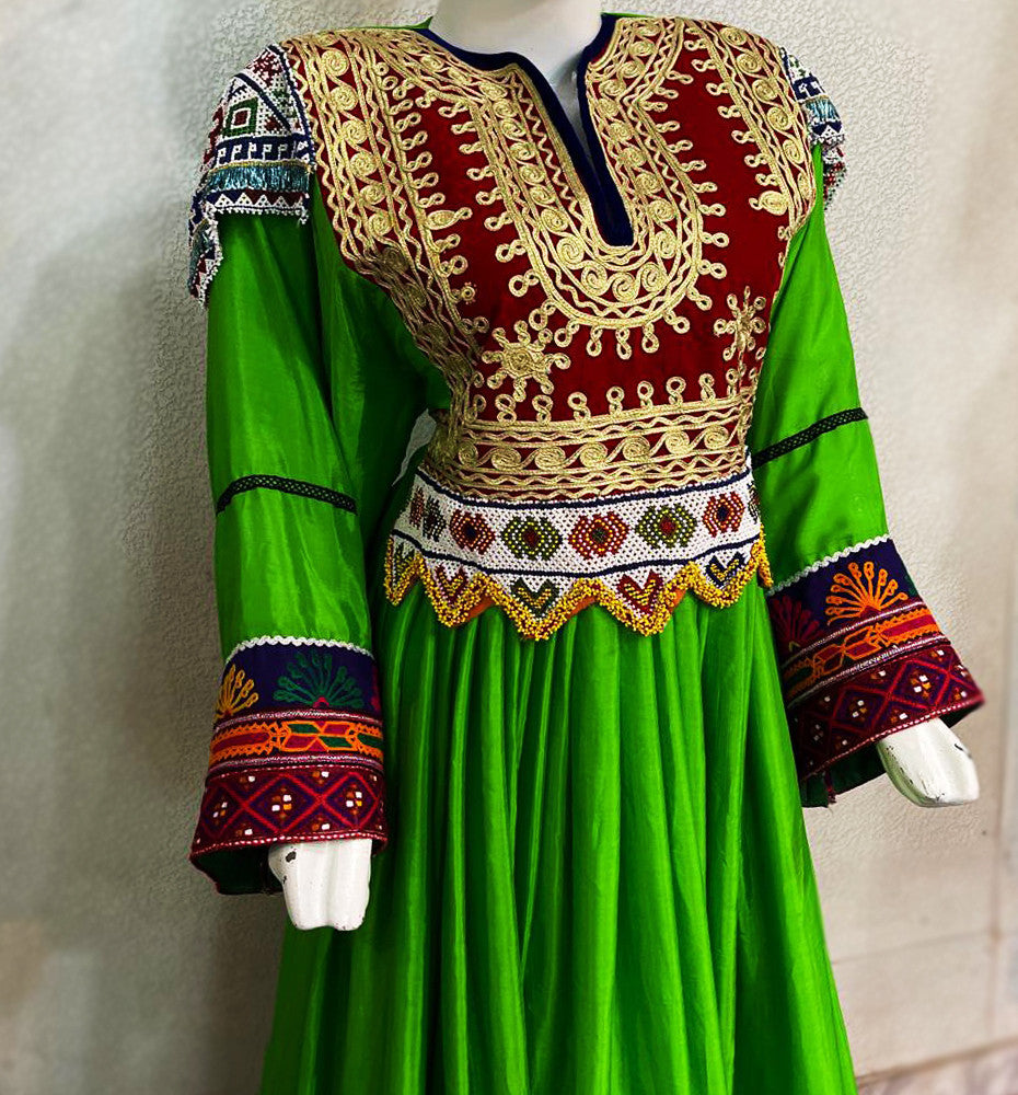 nikah and hina night afghani dress
