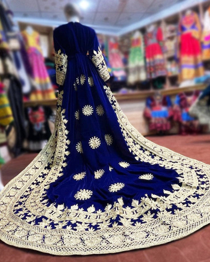 afghan fashion long dress