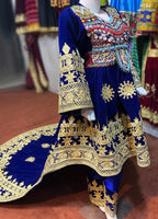 high low design kuchi wedding frock