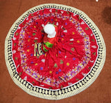 Afghan Long Bridal Frock Red Dress