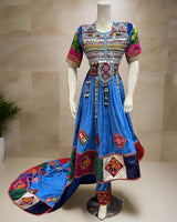 Afghan Jalabiya High Low Design Dress