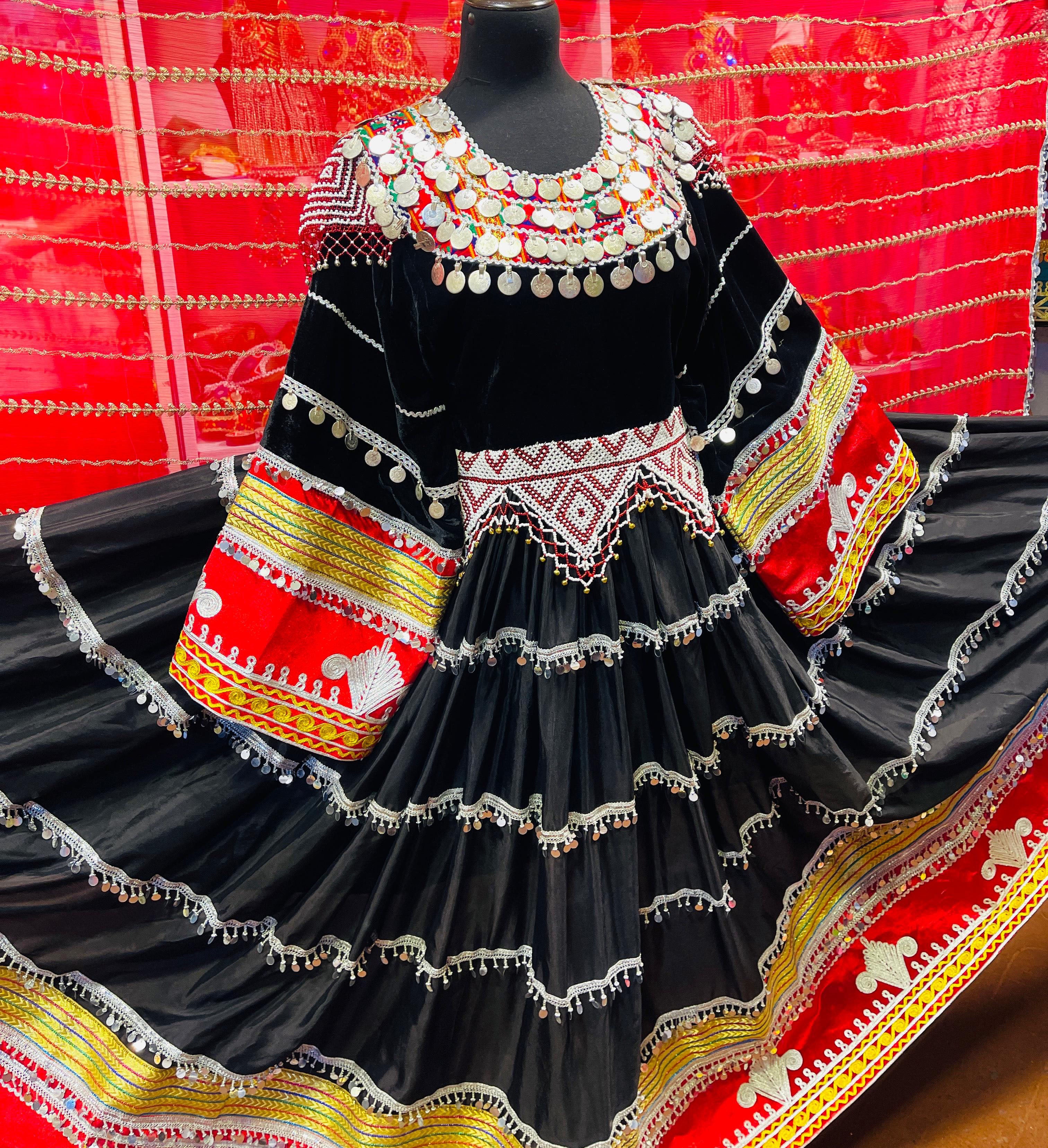 Afghan Women Casual Long Frock