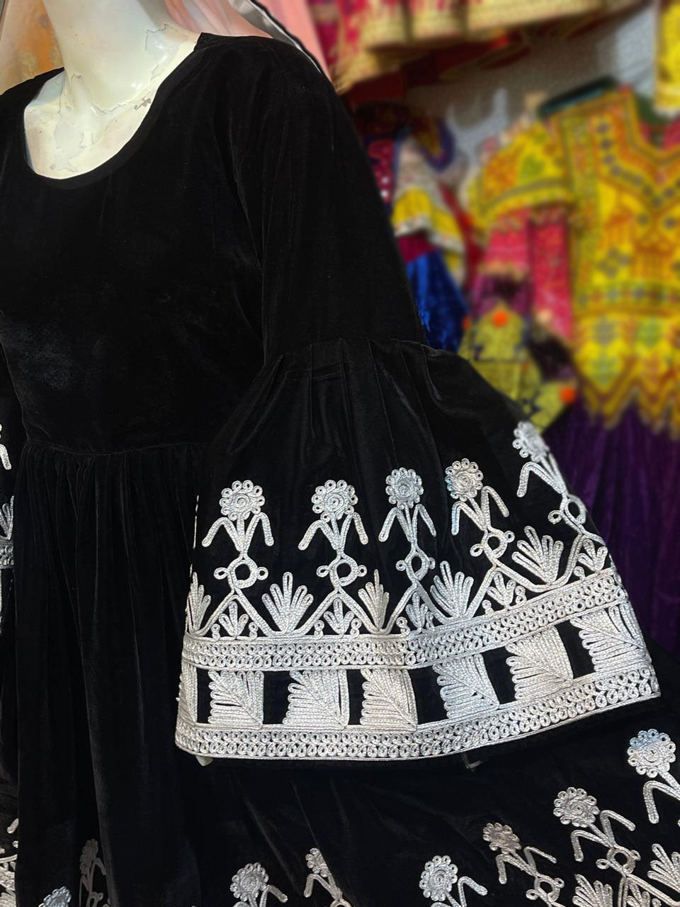 Pashtun Arosi Black Libas