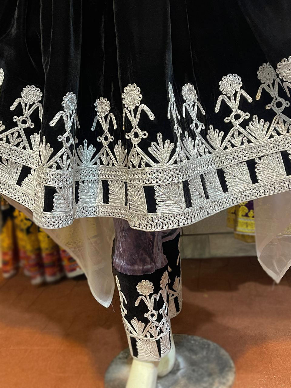 Pashtun Arosi Black Libas