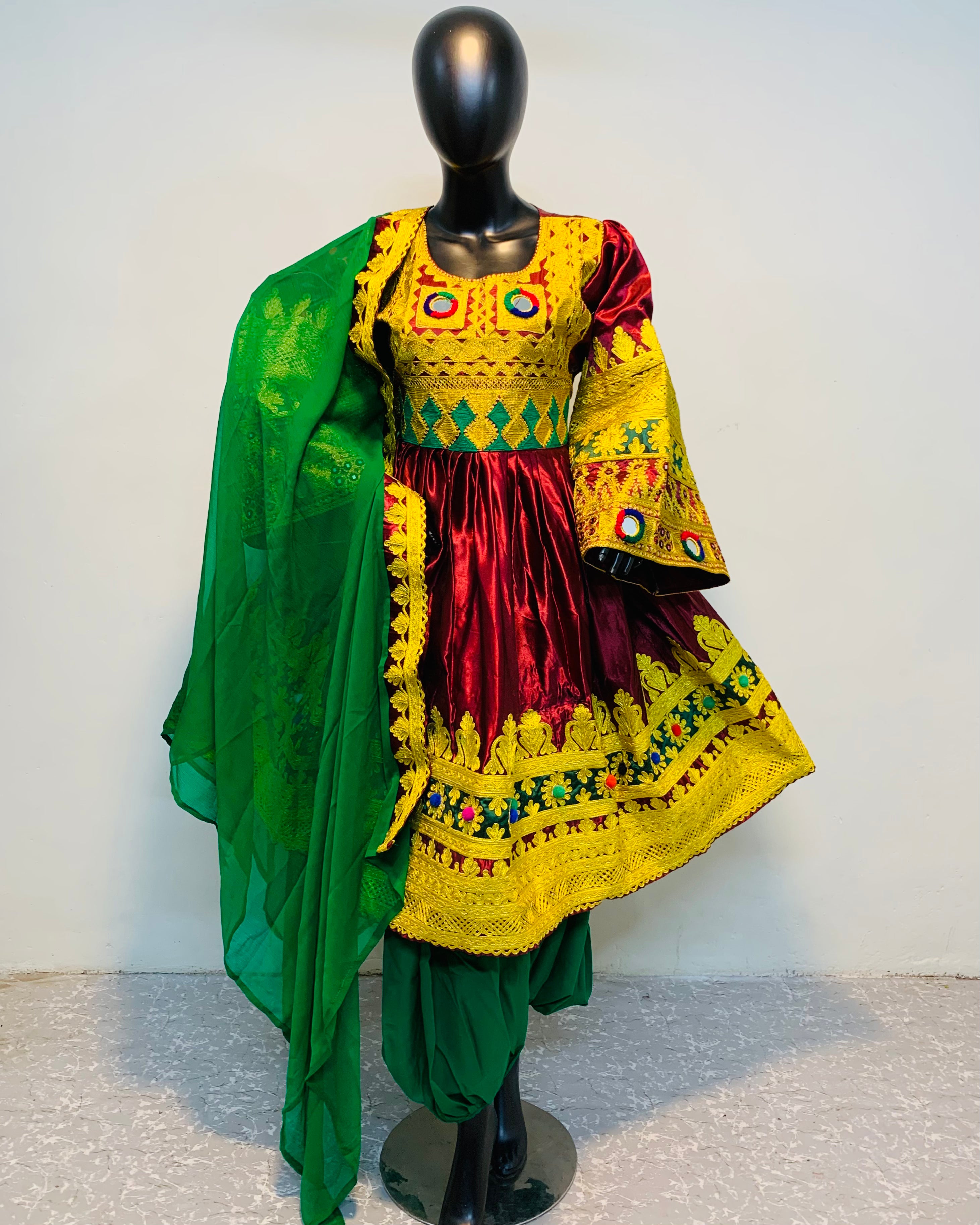 Traditional Afghan Nomad Dress Traditional Afghan Nomad Dress