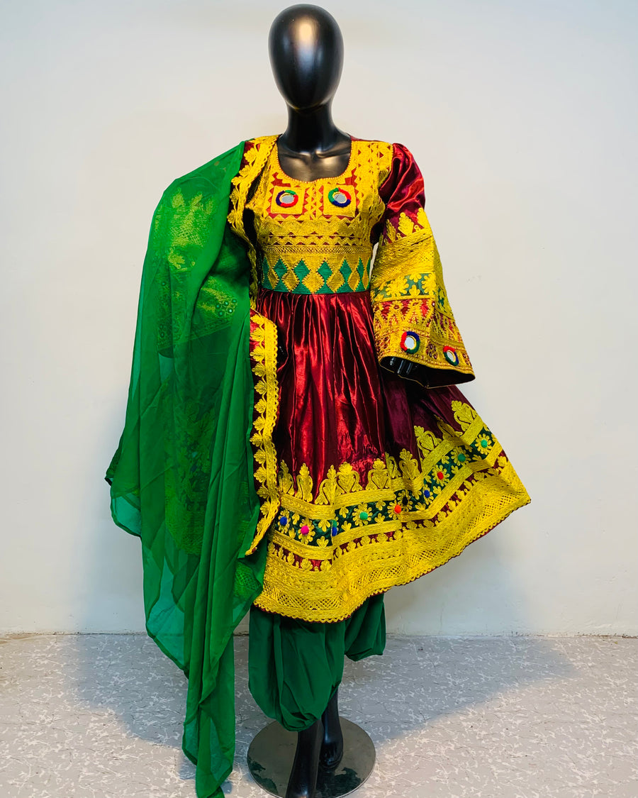 Traditional Afghan Nomad Dress