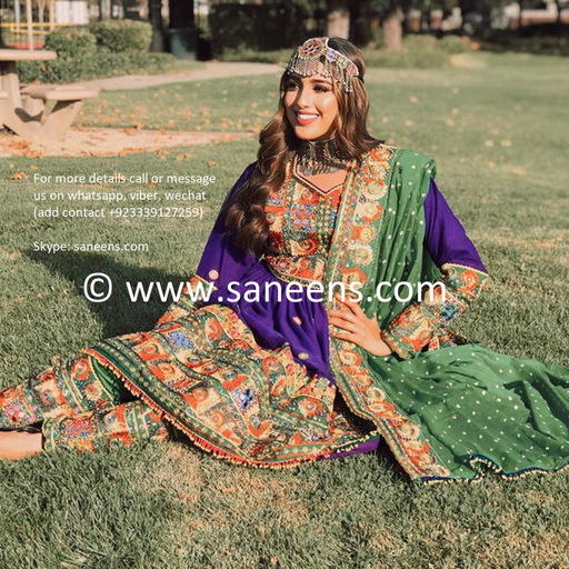 New Afghan  embroidery clothes by saneens