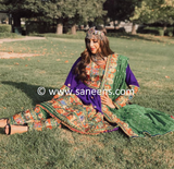 Elegant Afghan Bridal Dress