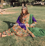 Elegant Afghan Bridal Dress